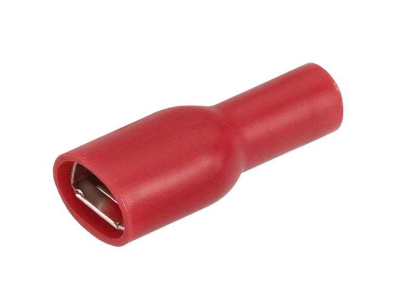 50x Kabelschoen contra rood 0,5 - 1,5mm² kabel