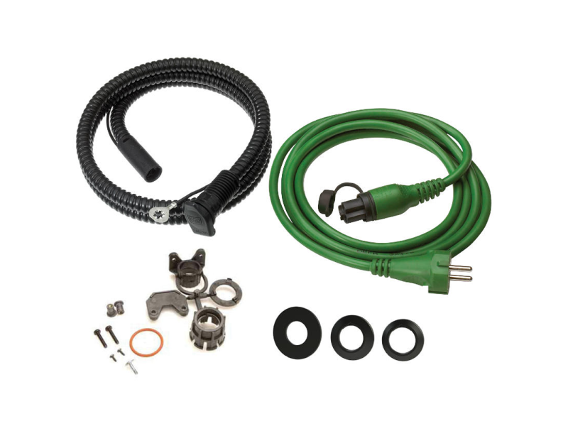DEFA miniplug walstroomkabelset 16A 5m + chassis