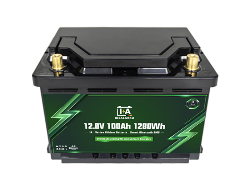 IDEALAKKU IA-12-100-MINI Lithium LifePo4 accu met bluetooth app