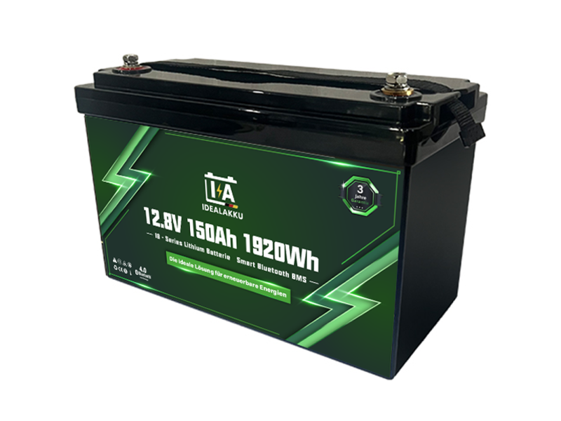 IDEALAKKU IB-12-150H Lithium LifePo4 accu met bluetooth app