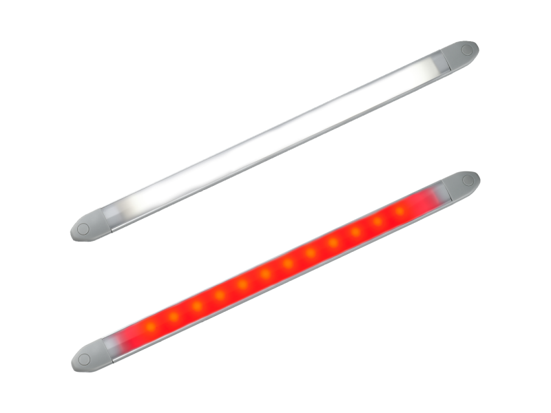 LP40 LED laadruimteverlichting 40cm ROOD & WIT