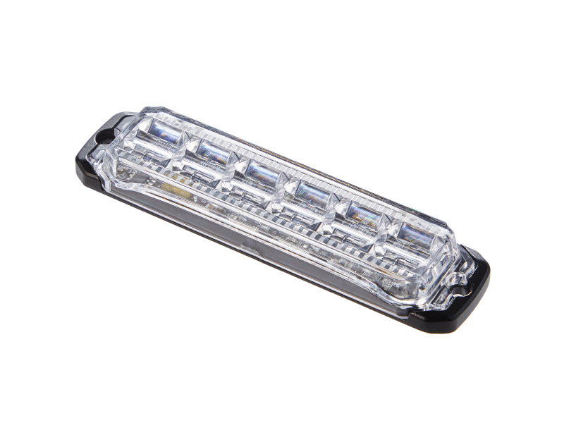 PULSAR 6 LED flitser AMBER/BLAUW