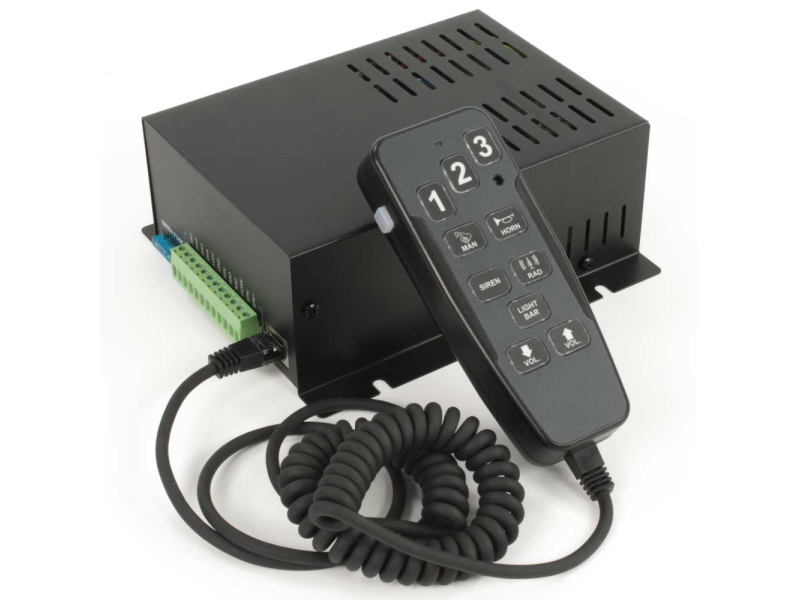 SAF101H Sirene (internationale tonen) met spreeksleutel 1x100W