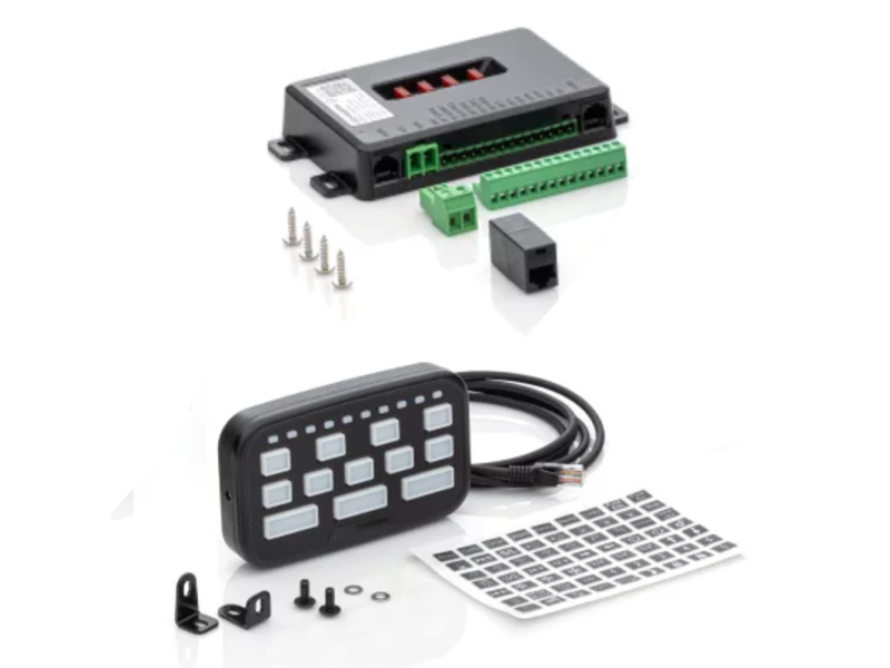 SW212-HD bedienpaneel met relaisbox