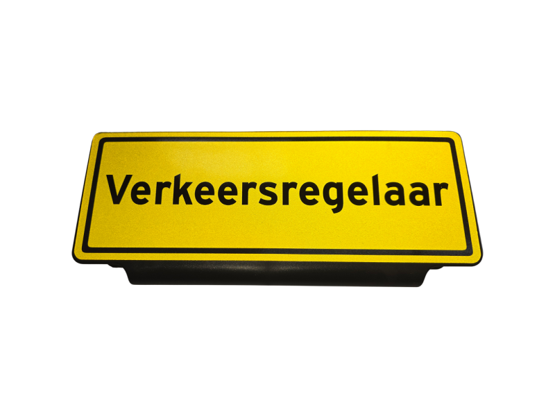 Zonneklepbord verkeersregelaar