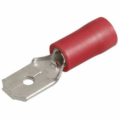 Kabelschoen vlakstekker rood 0,5 - 1,5mm² kabel