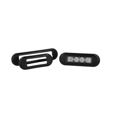 Inbouw rubber Slimline LED flitsers