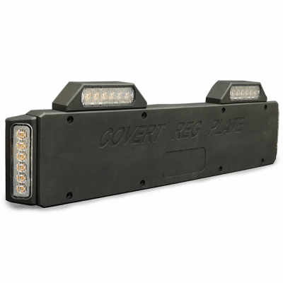 CRX kentekenplaat flitser full LED 45° BLAUW