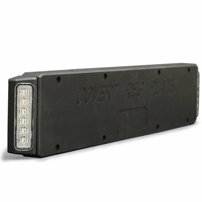 CRX kentekenplaat flitser side 45° AMBER