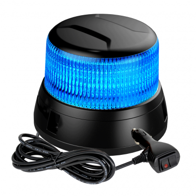 Zwaailamp BLAUW LED magneet