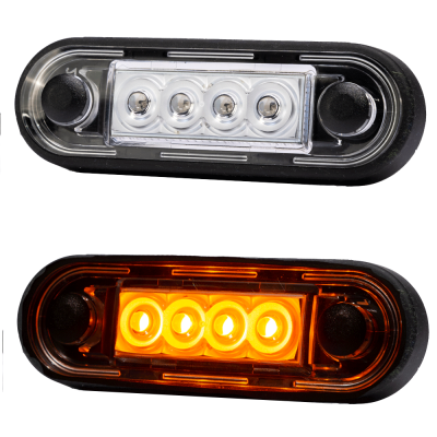 Markeerlamp WIT & ORANJE