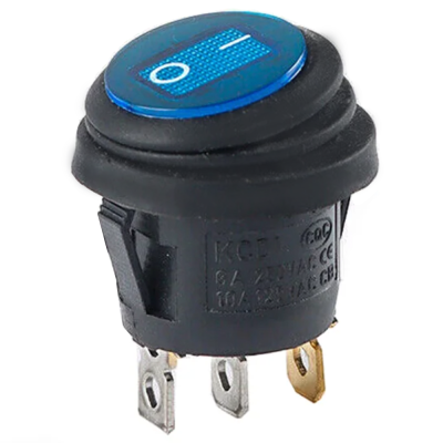 Waterdichte schakelaar BLAUW LED