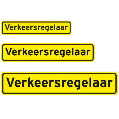 Verkeersregelaar sticker