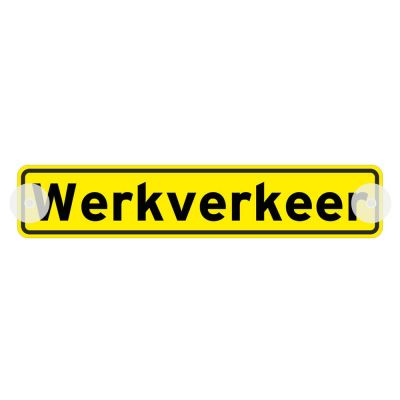 Zuignap bord werkverkeer diverse afmetingen