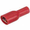 50x Kabelschoen contra rood 0,5 - 1,5mm² kabel