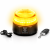 B360 magneet zwaailamp met accu en afstandsbediening AMBER LED & HELDERE lens