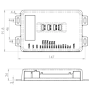SW212-HD bedienpaneel tekening