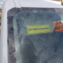 verkeersregelaar zonneklepbord